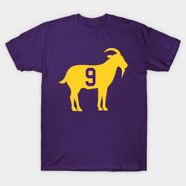 Joe Burrow Goat #9 T-Shirt by TextTees